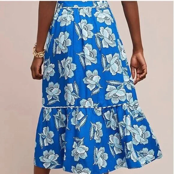 Anthropologie Maeve Alyssa Midi Skirt size 10 boho - Picture 2 of 8